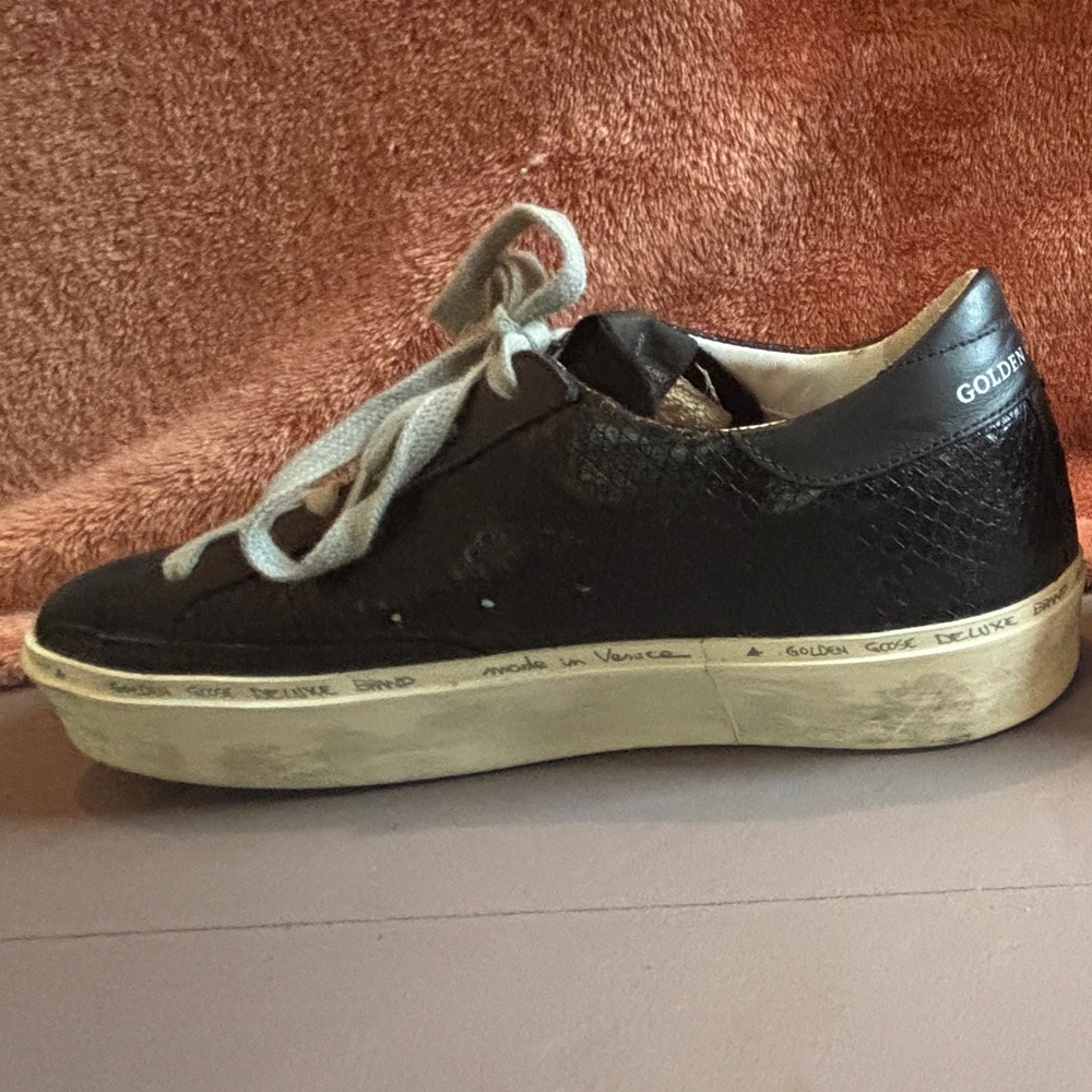 Golden Goose Black and White Sneakers - Picture 7 of 15
